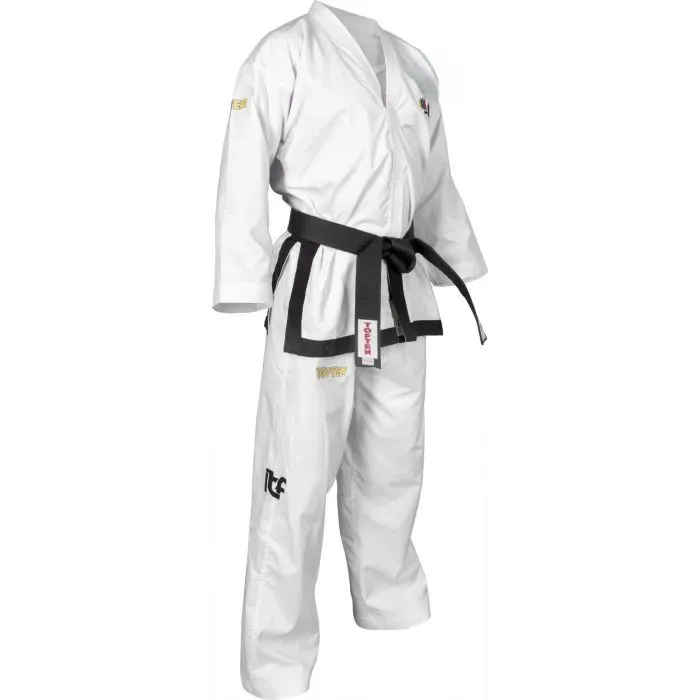 TOP TEN Premium Gold dobok taekwondo ITF Instructor