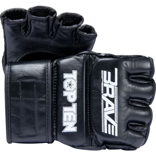 TOP TEN Brave guanti MMA pelle da gara