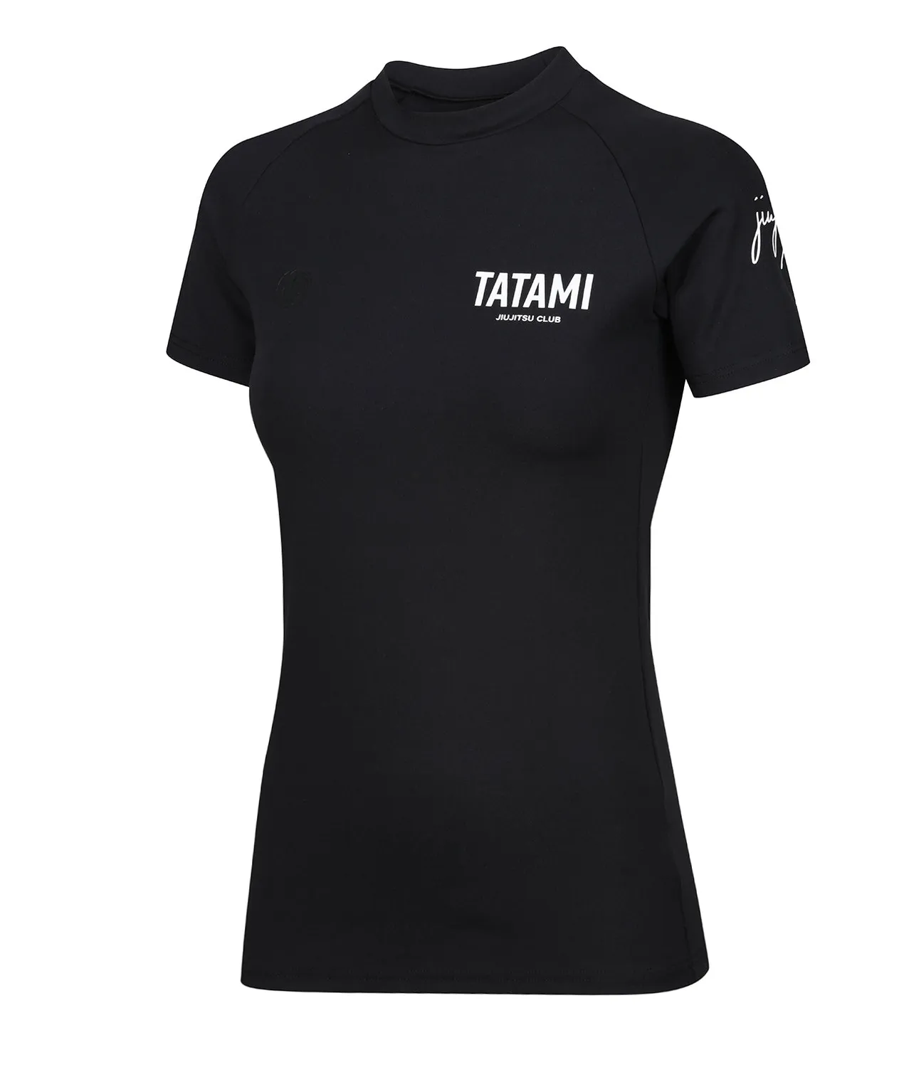 Tatami Fightwear Ladies JJ Club Short Sleeve Rash Guard nera