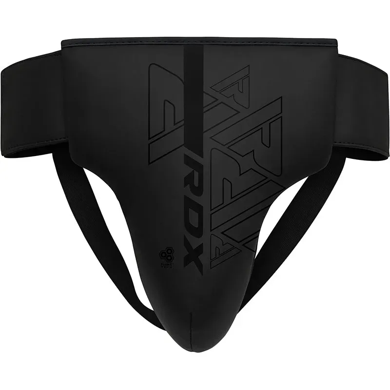 RDX F6 Kara Conchiglia MMA Thai Nero Protezione Inguine