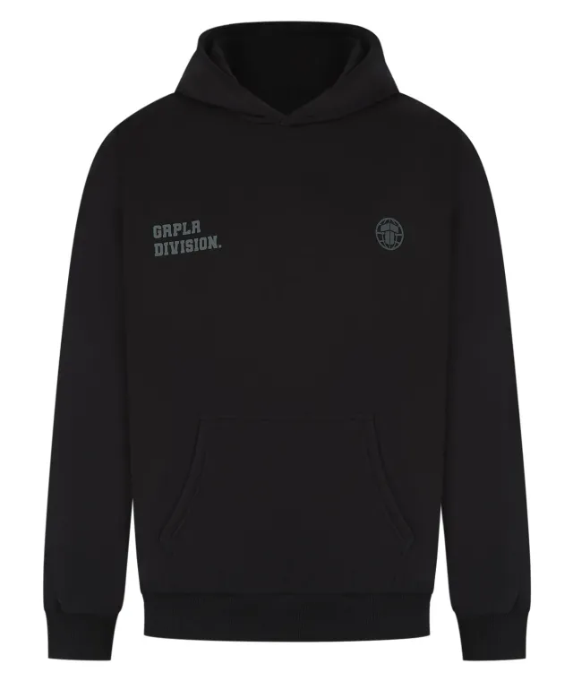 Tatami Fightwear GRPLR Division hoodie nero oversize pesante