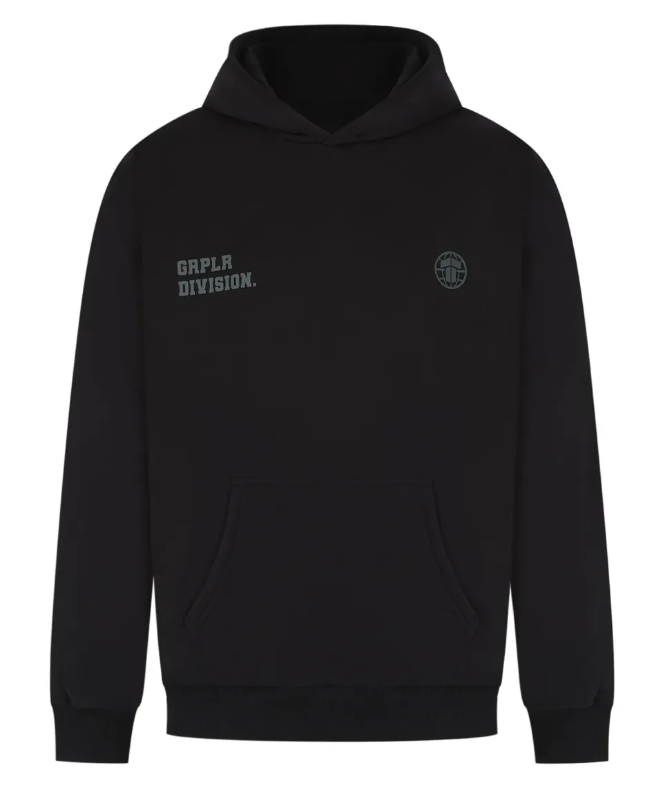 Tatami Fightwear GRPLR Division hoodie nero oversize pesante