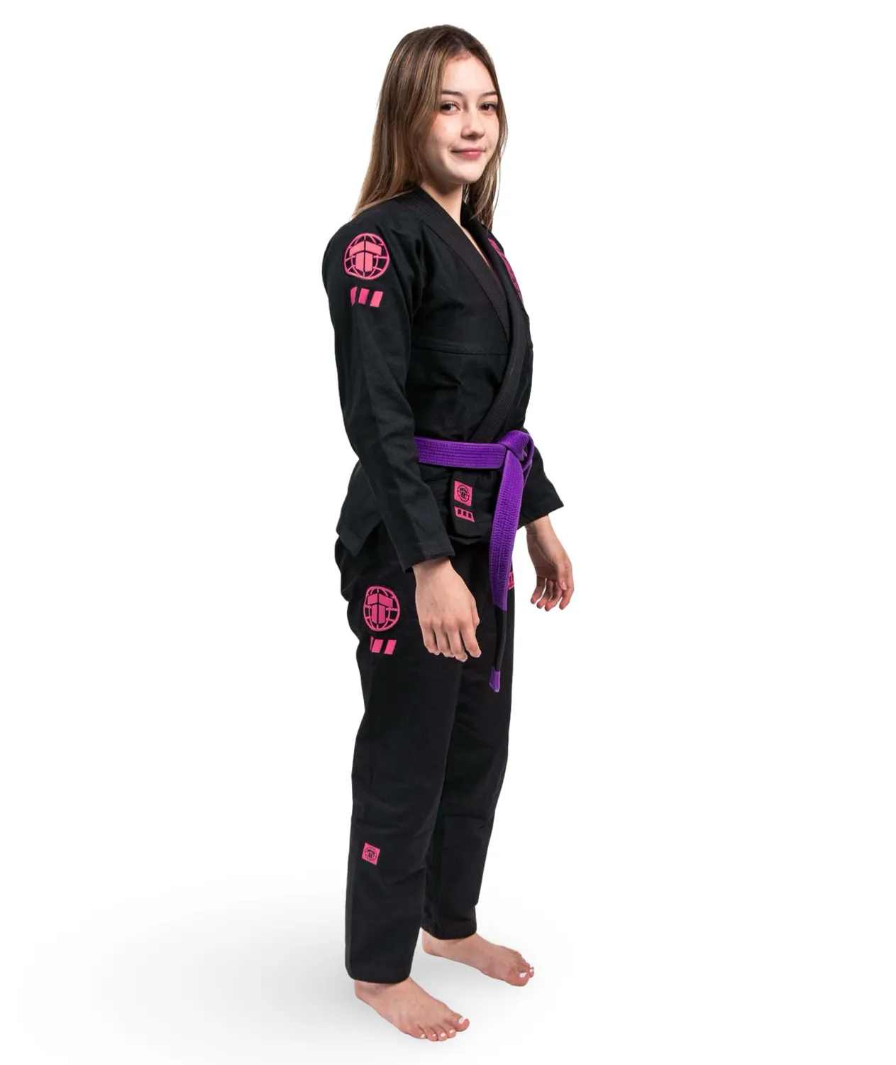 Tatami Fightwear Pro Series kimono donna nero rosa leggero