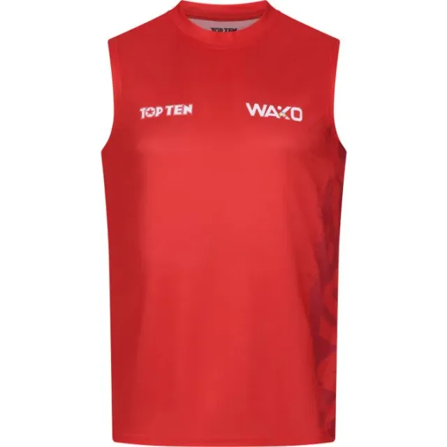 TOP TEN WAKO Kick Light t-shirt kickboxing poliestere