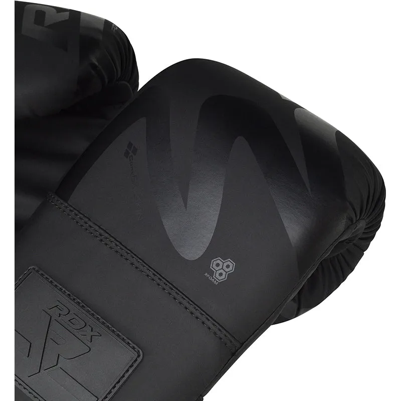 RDX F15 Noir Guanti da Sacco 4oz Neri Convex