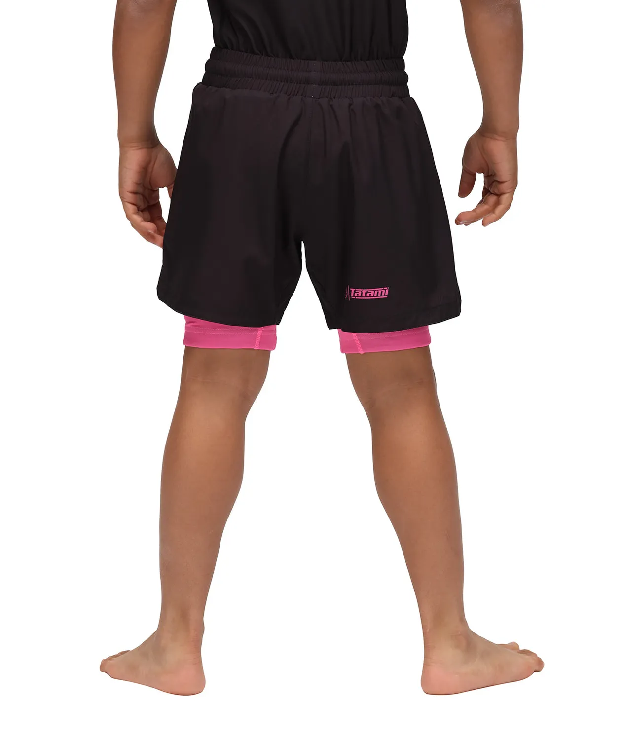 Tatami Dual Layer shorts grappling bimba rosa