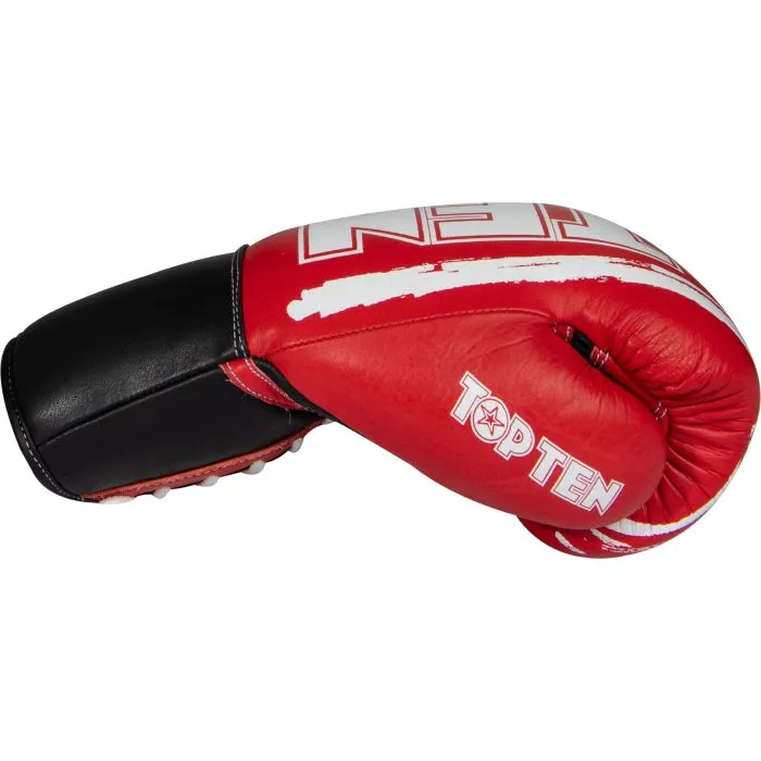 TOP TEN RoundUP guantoni boxe pelle vera 100% EVA