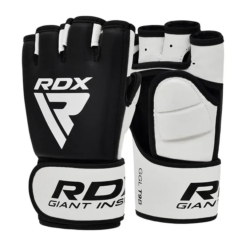 RDX T9 Guanti MMA Pelle Neri