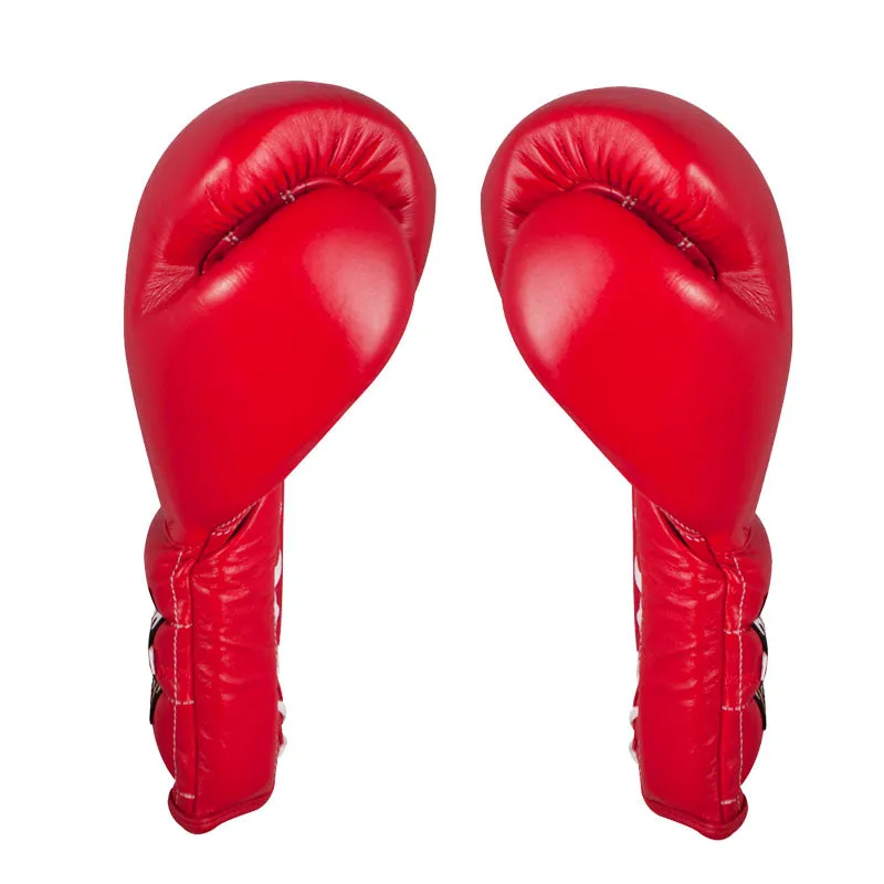 Cleto Reyes Traditional guanti boxe lacci pelle 14 oz neri