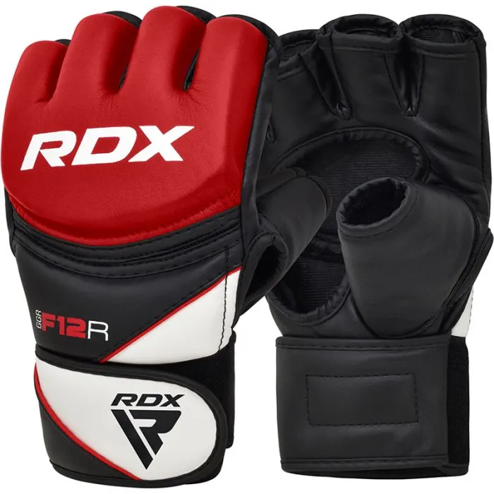 RDX F12 Guanti MMA Neri M Presa Aperta Protezione Nocche