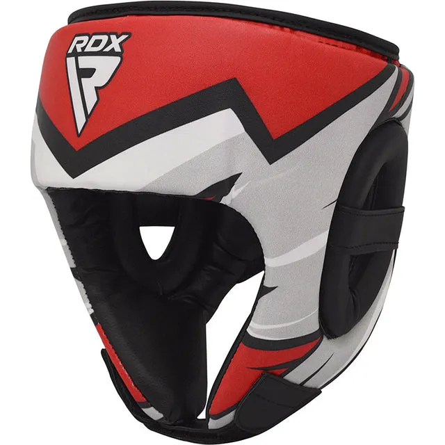 RDX J11 Casco Boxe Bambini Maya Hide S-M Viso Aperto
