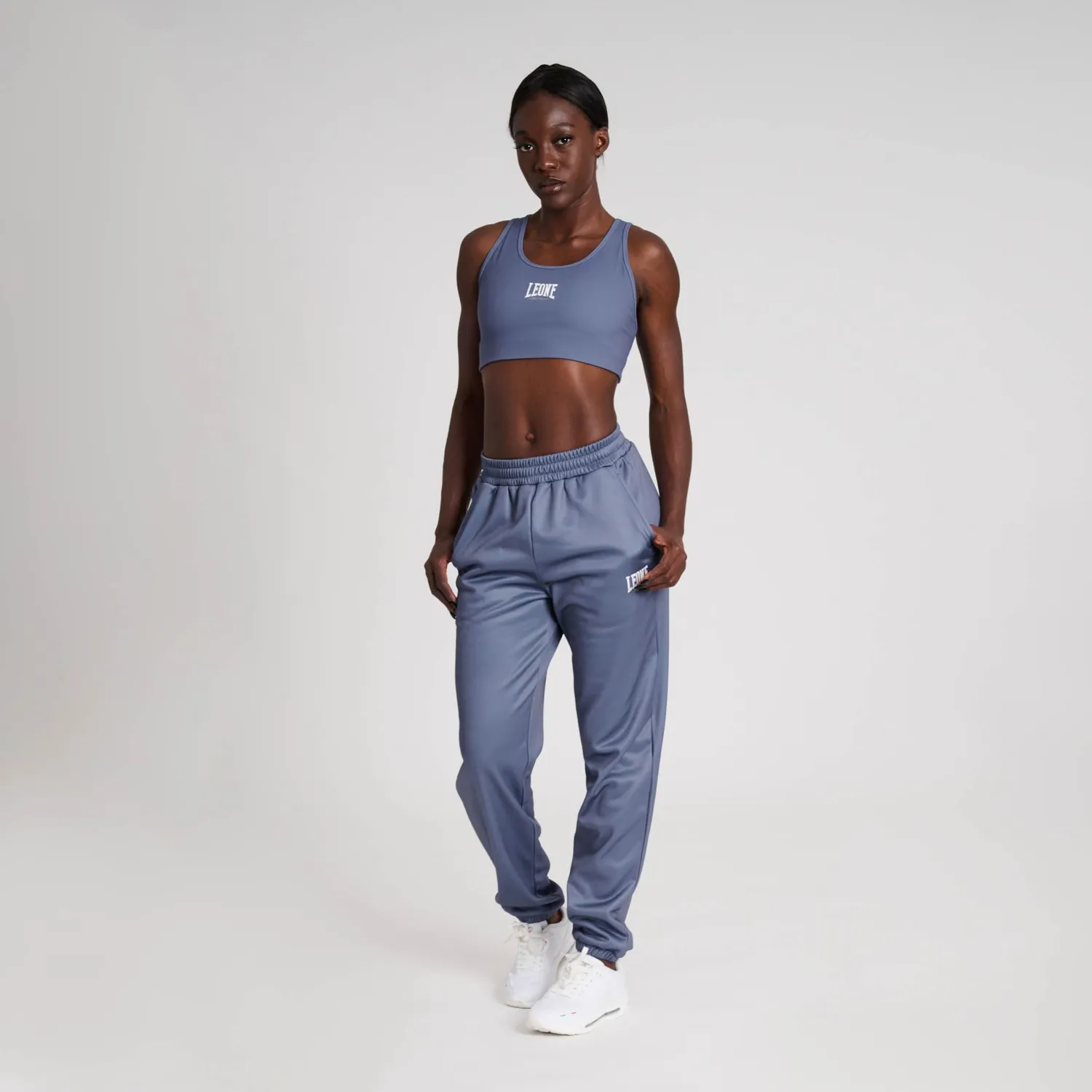 Leone 1947 ABX143 Pantaloni Tuta Donna XS Neri Elasticizzati