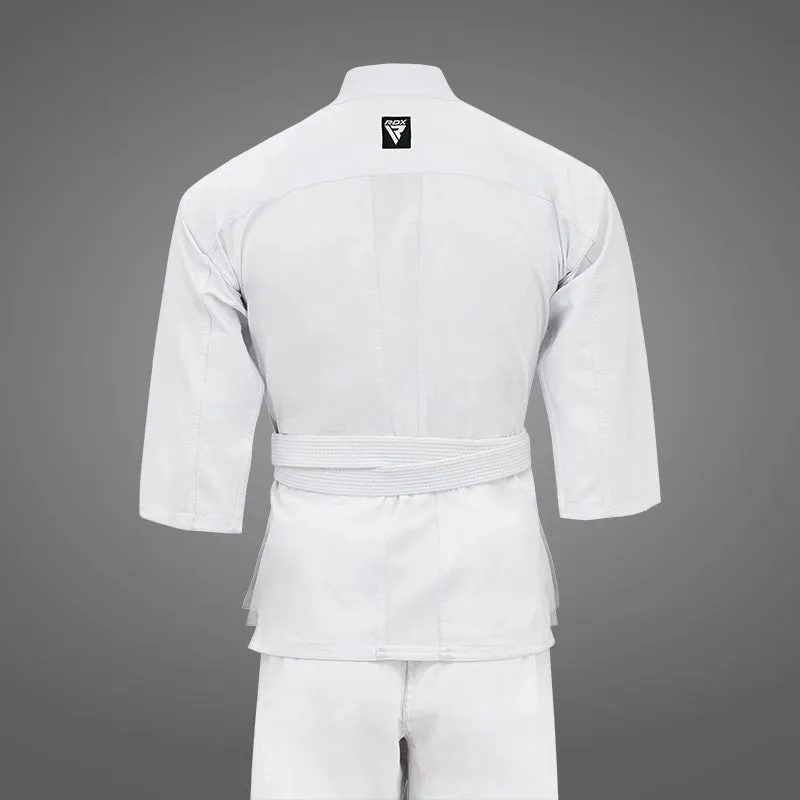 RDX T1 Warrior karate gi bianco con cintura