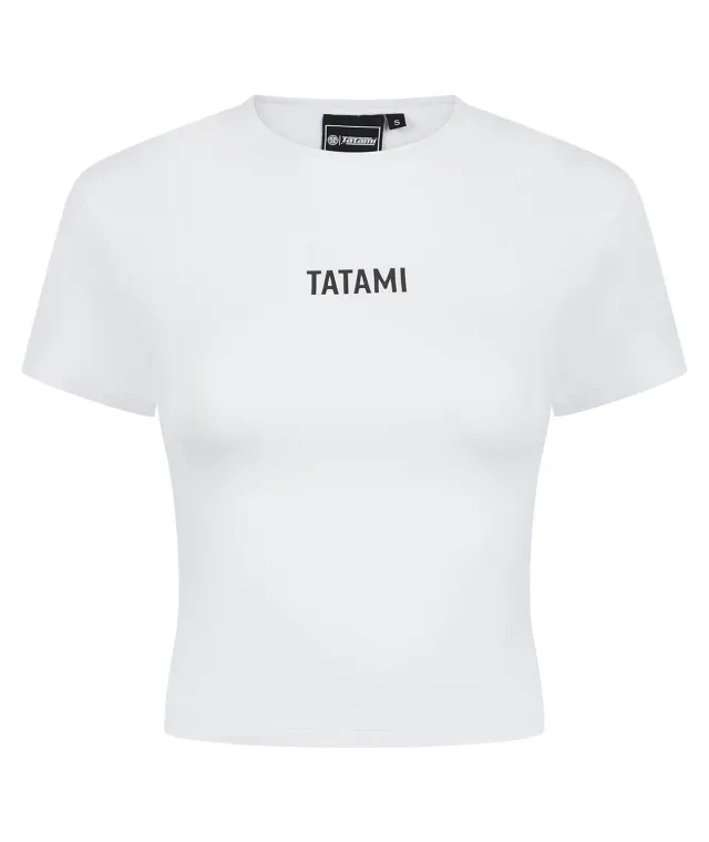 Tatami Luxe T-Shirt Cropped Donna Bianca