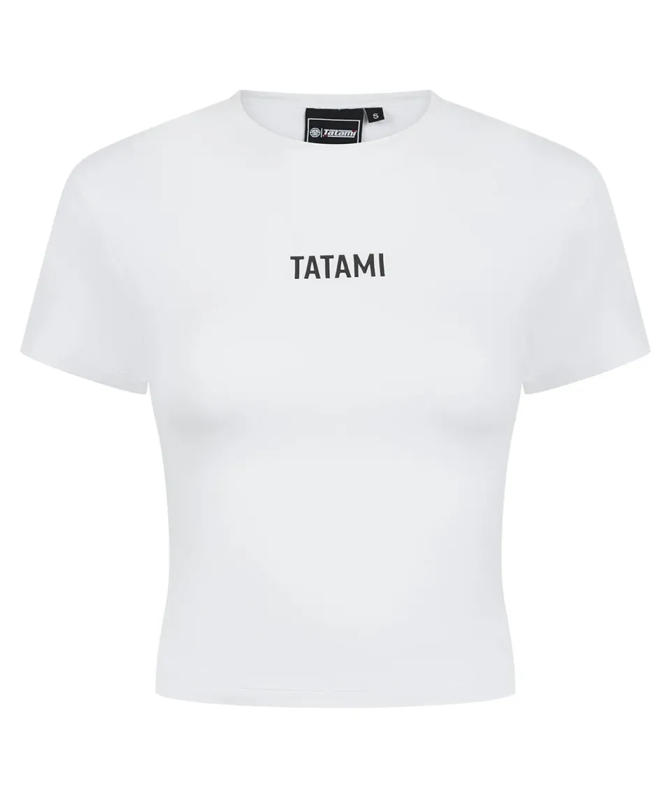 Tatami Luxe T-Shirt Cropped Donna Bianca