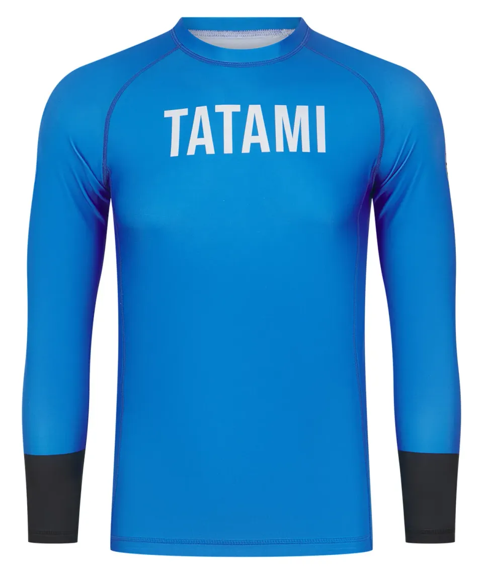 Tatami Fightwear Helena Ranked rash guard uomo blu M maniche lunghe
