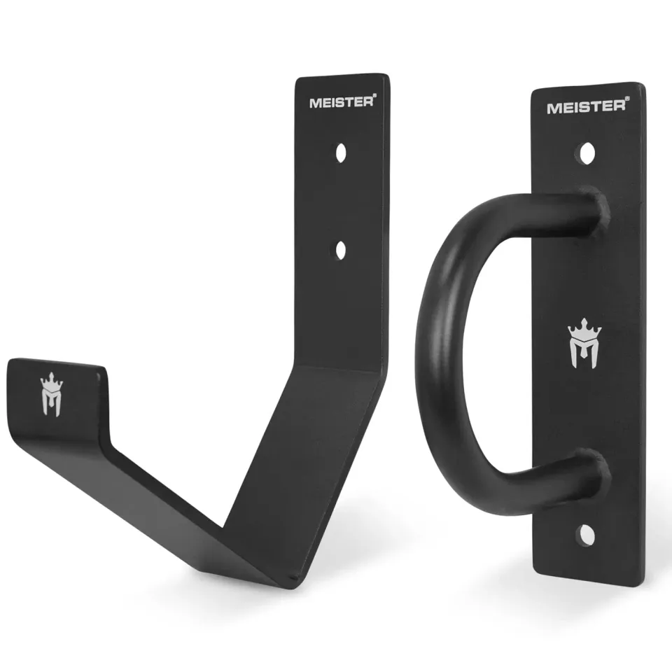 Meister XSteel kit ancoraggio battle rope nero opaco acciaio