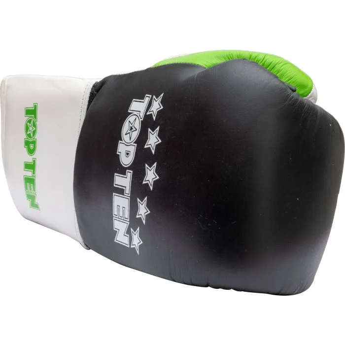 Top Ten Profi Tricolore guanti boxe pelle Muay Thai