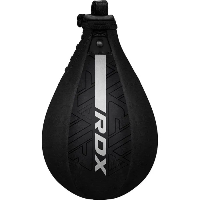 RDX F6 Kara Palla Velocità Boxe Nera Pelle Resistente