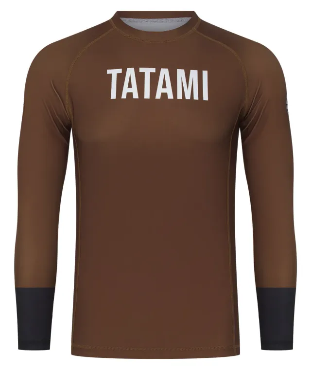 Tatami Fightwear Helena rash guard maniche lunghe marrone
