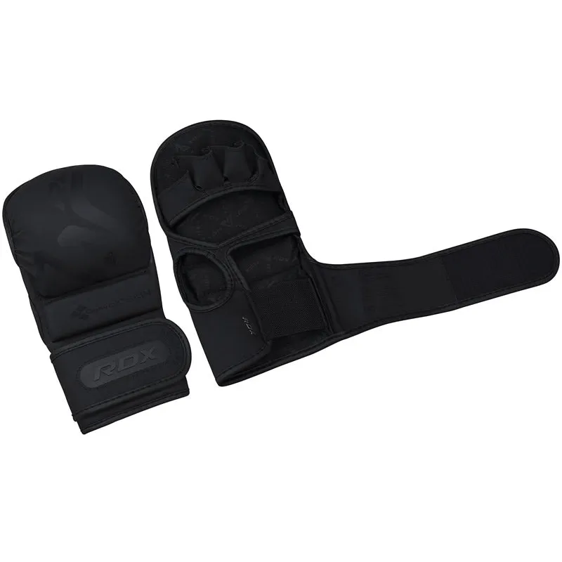 RDX T15 Noir Guanti MMA 7oz Neri Sparring
