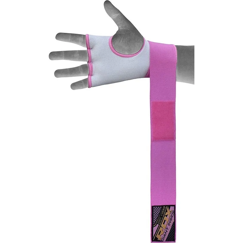RDX IS Sottoguanti Gel Rosa Bianco donna