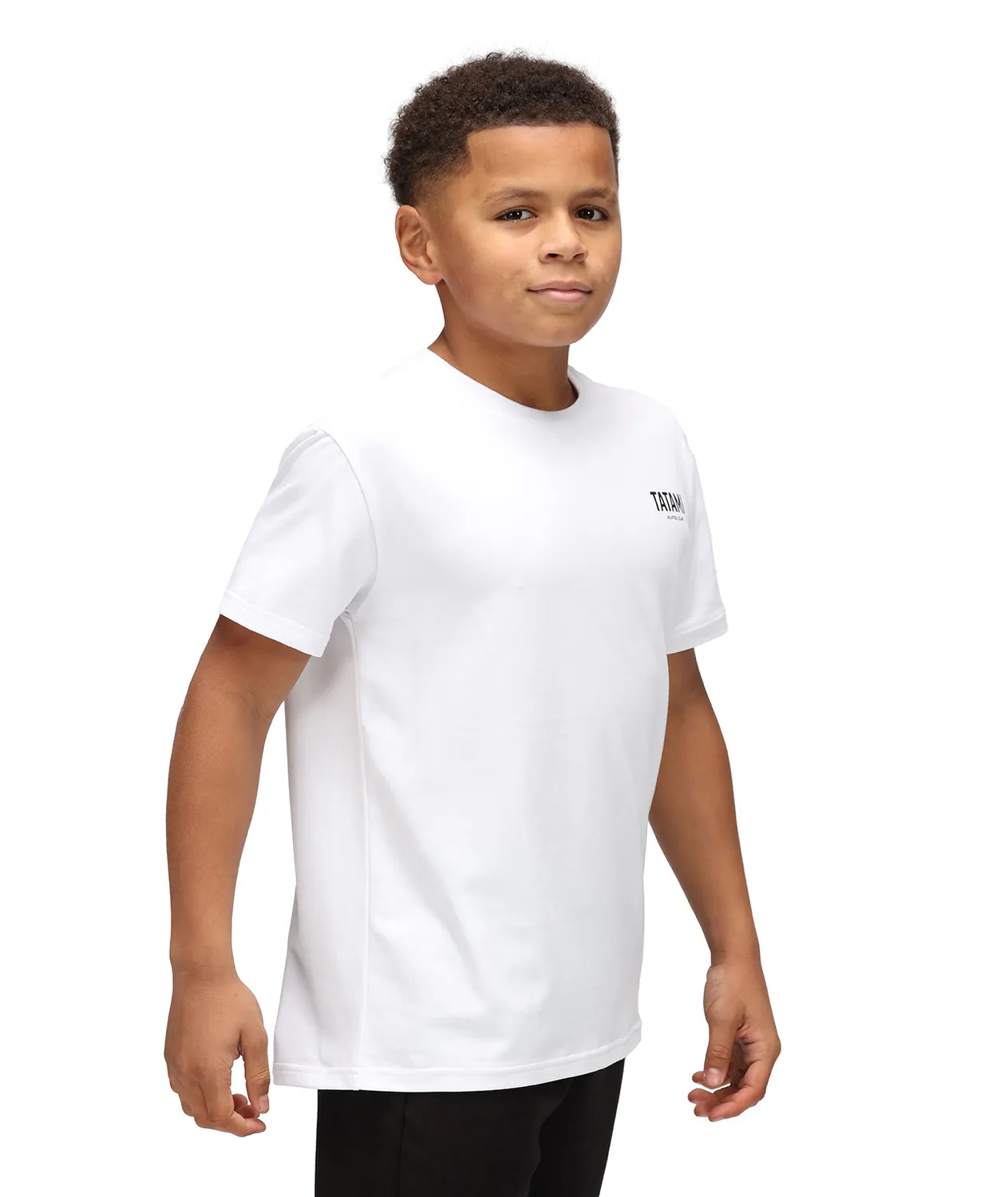Tatami Fightwear JJ Club T-Shirt bambino bianca cotone