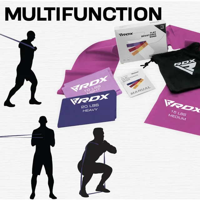 RDX B5 bande elastiche fitness 3 pezzi