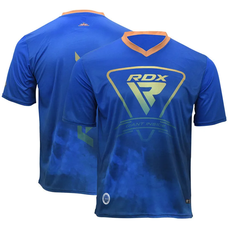 RDX T2 maglietta boxe collo V WAKO poliestere