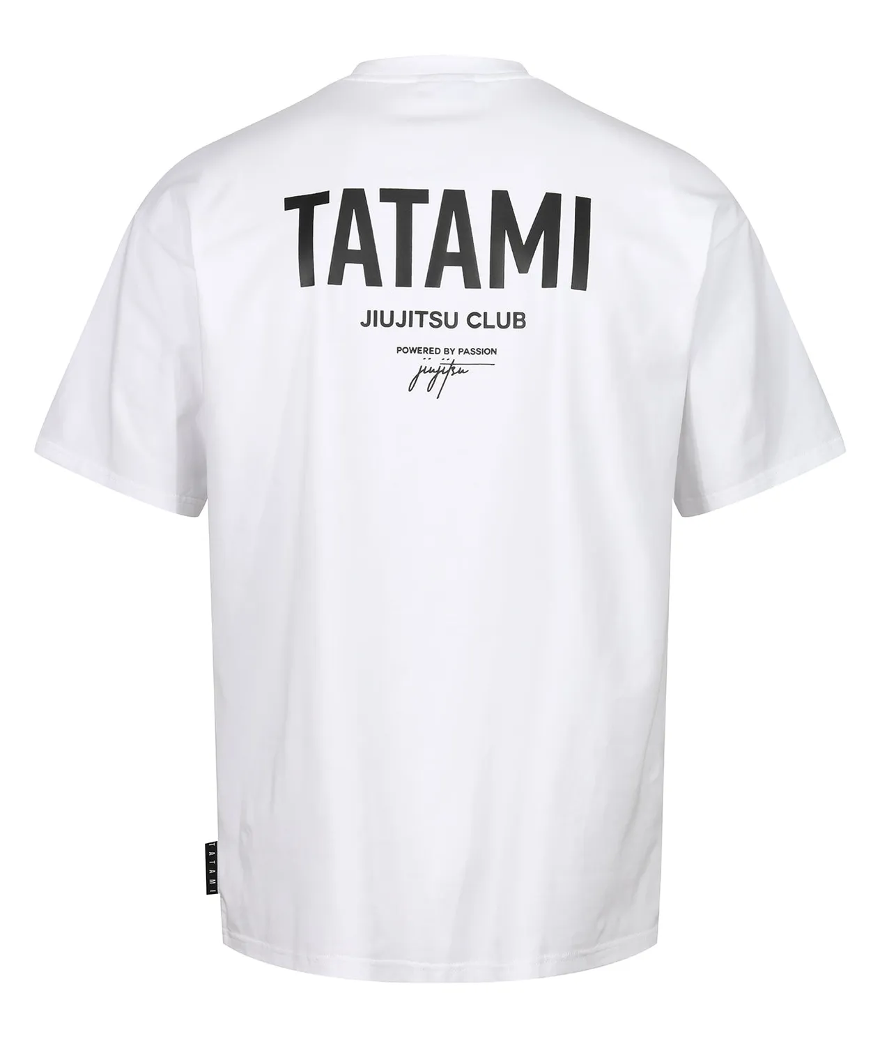 Tatami JJ Club Oversized T-Shirt bianca in cotone