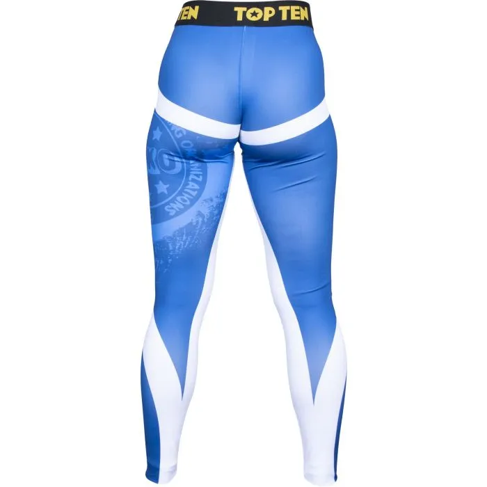 TOP TEN WAKO Stretch leggings fitness elasticizzati
