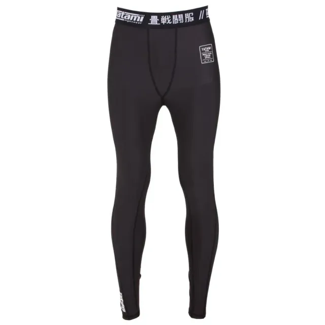 Tatami Nova Spats Leggings Uomo Neri Elasticizzati