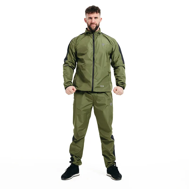 RDX C1 tuta sauna sudorazione allenamento nera