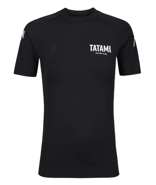 Tatami Fightwear Ladies JJ Club Short Sleeve Rash Guard nera