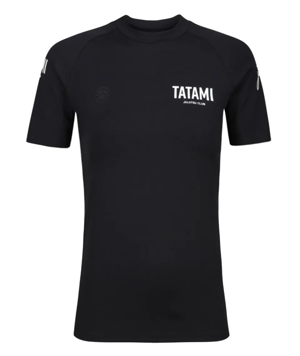 Tatami Fightwear Ladies JJ Club Short Sleeve Rash Guard nera