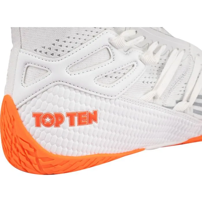 TOP TEN Footworker scarpe boxe basse mesh ring