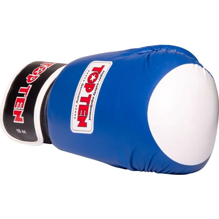 TOP TEN WAKO guanti boxe pelle kickboxing