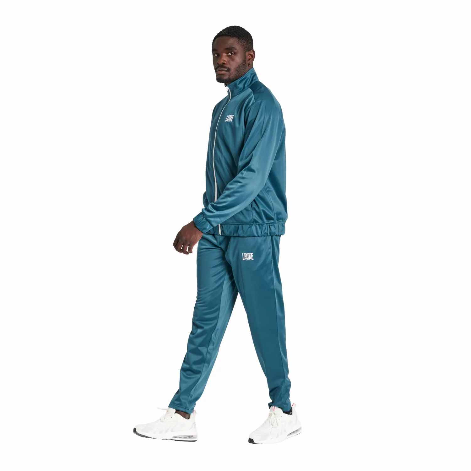 Leone1947 Classic ABX308 tuta uomo full zip verde petrolio S