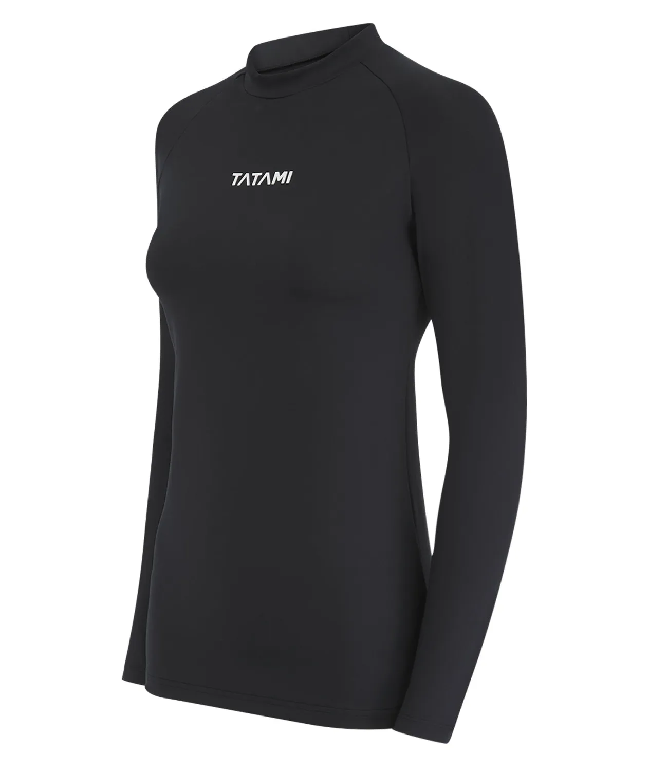 Tatami Fightwear Peak Rash Guard donna maniche lunghe nera elasticizzata