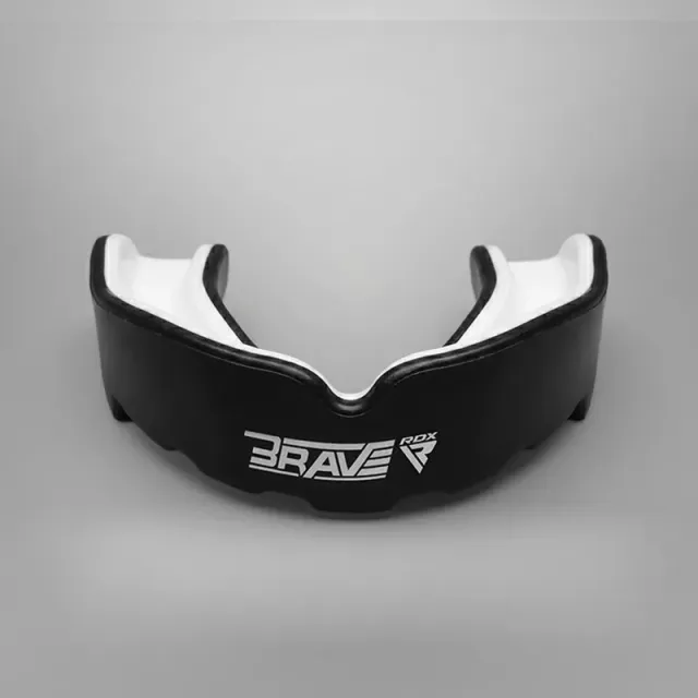 RDX Brave Paradenti Boxe Bianco Nero Bolla e Mordi