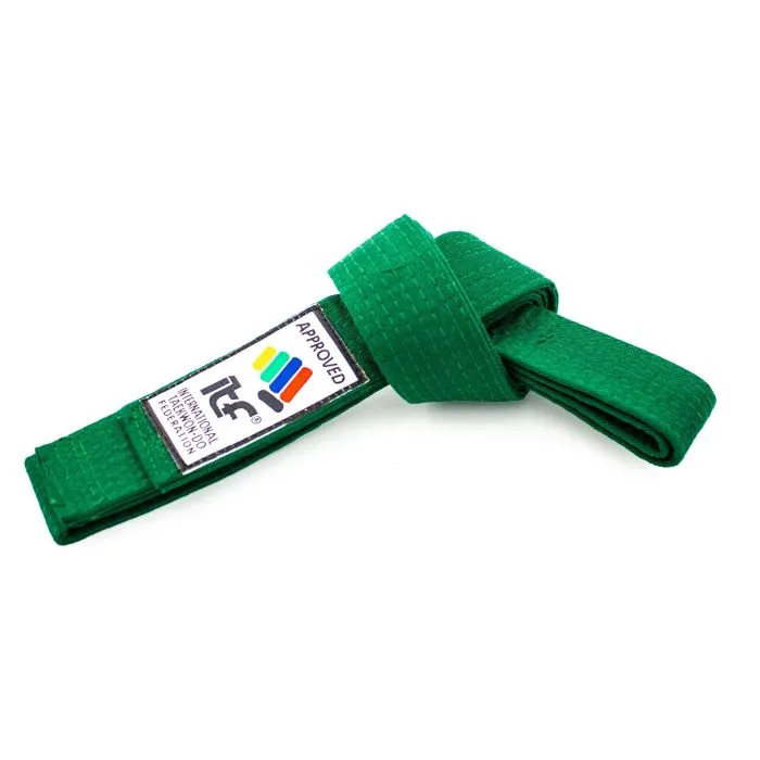 TOP TEN Point Fighter cintura taekwondo cotone colorata