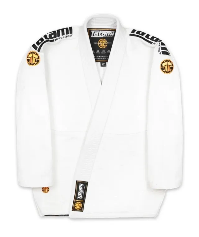 Tatami Estilo Gold Label kimono BJJ donna bianco pesante