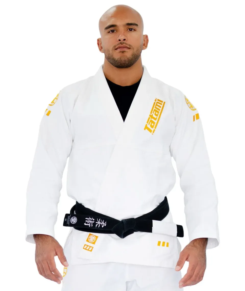 Tatami Pro Series kimono BJJ bianco oro