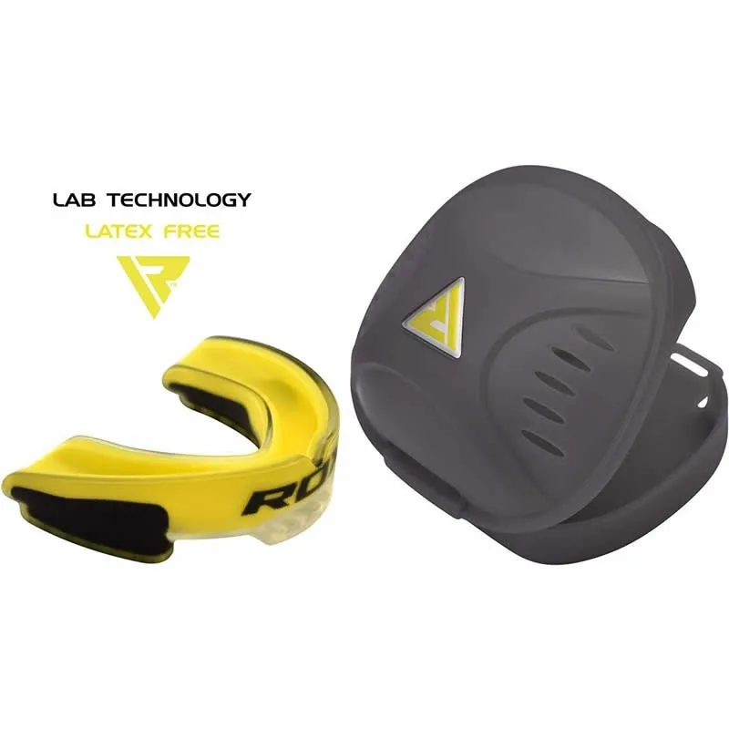 RDX 3Y paradenti giallo gel bolli e mordi boxe