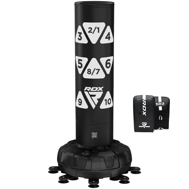 RDX KT Ronin Sacco Boxe Base Bianco 6ft con Guanti