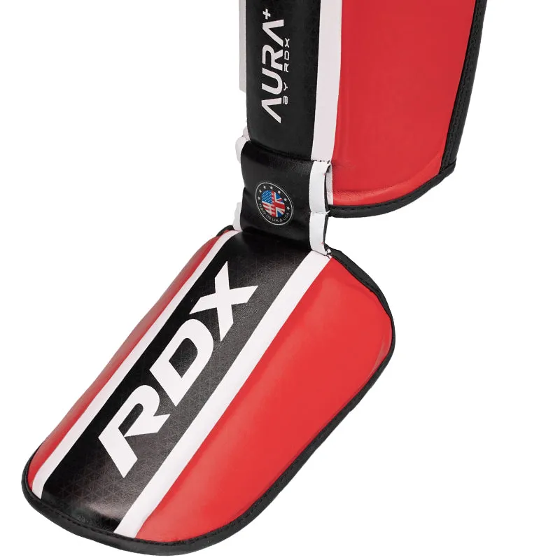 RDX Aura Plus T-17 Parastinchi Collo Piede Blu Protettivi