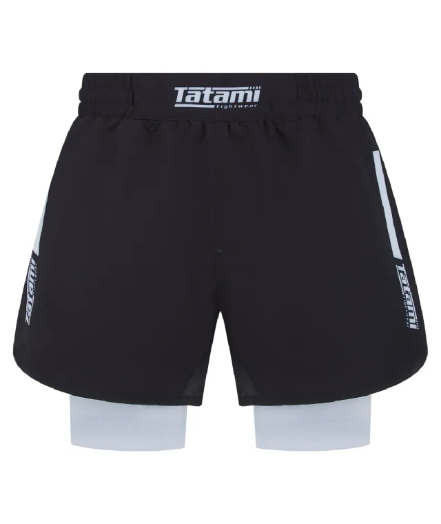 Tatami Fightwear Hybrid Shorts uomo bianchi grappling