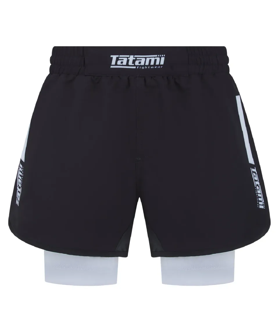 Tatami Fightwear Hybrid Shorts uomo bianchi grappling