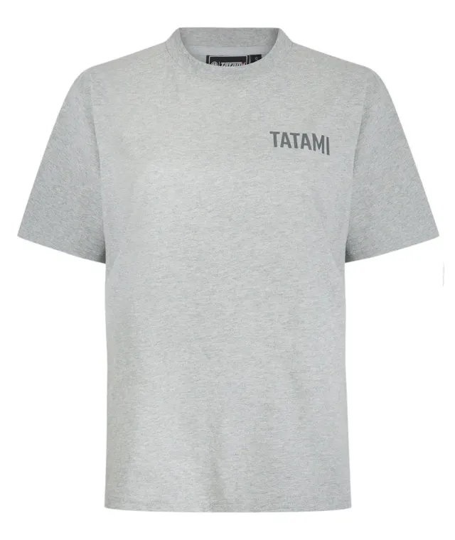 Tatami Oversized t-shirt donna grigio melange M cotone