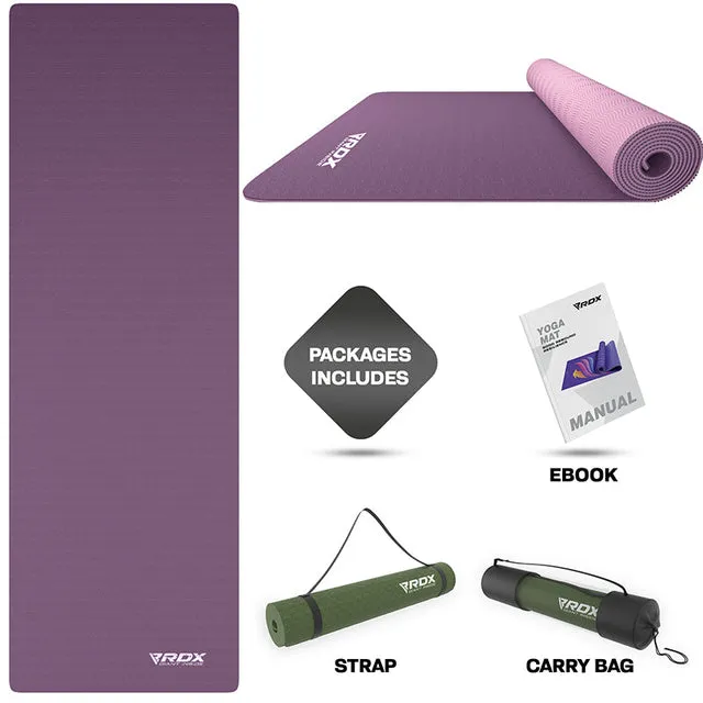 RDX MJ tappetino yoga TPE 6mm antiscivolo